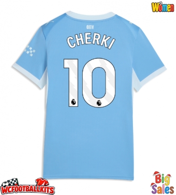 Manchester City Rayan Cherki #10 Replica Home Stadium Shirt for Women 2026-27 Short Sleeve